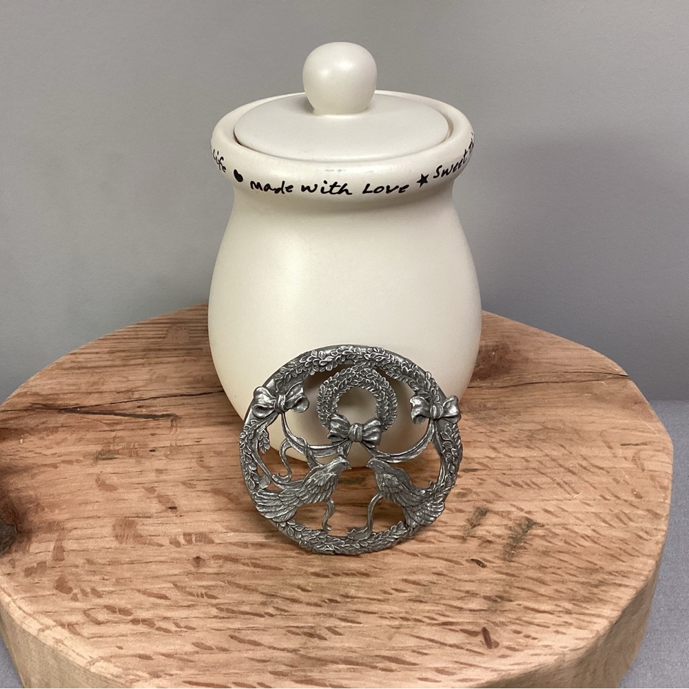 Sweet Things In Life ❤️ Made With Love  ⭐️ - w/ Extra Vintage Pewter Topper